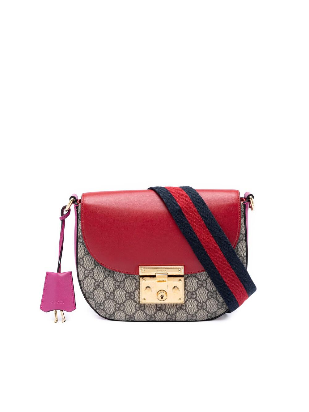 Gucci Padlock Saddle Shoulder Bag Gg #341322G12B